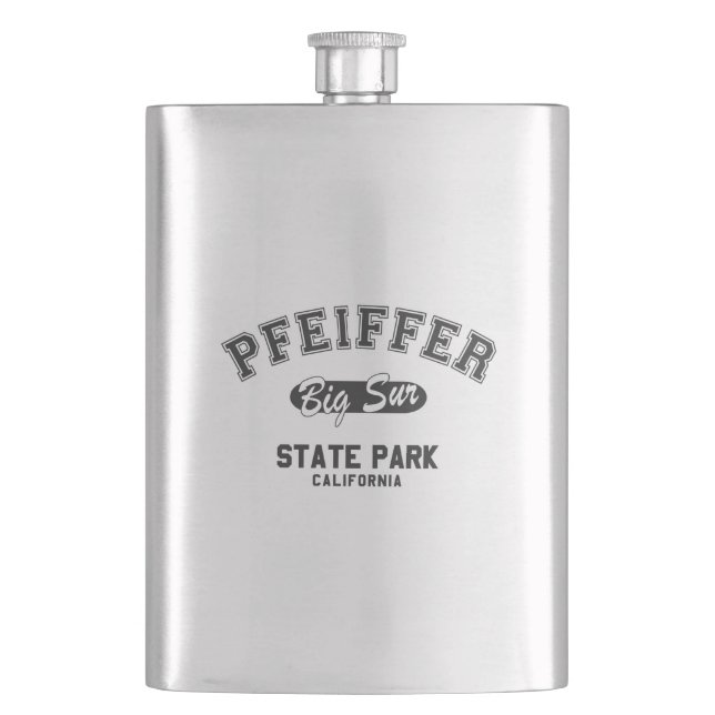 Pfeiffer Big Sur State Park, California Hip Flask (Front)