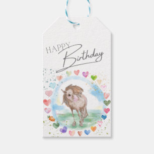 Pferde Geschenkanhänger für Pferdemädchen Gift Tags