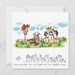 Pferdekarte – Geburtstagskarte für Pferdeliebhaber Holiday Card