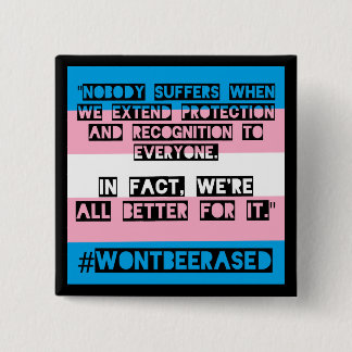 PFLAG OKC #WontBeErased Button