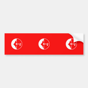 Pflp, Colombia Political flag Bumper Sticker