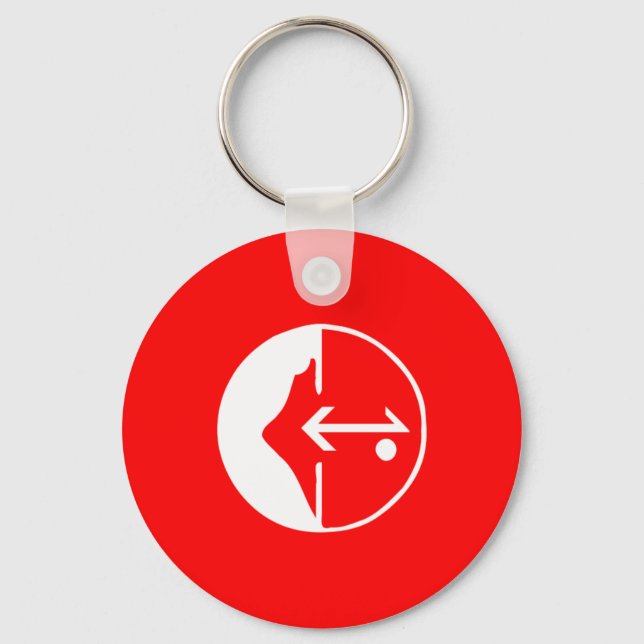 Pflp, Colombia Political flag Key Ring (Front)