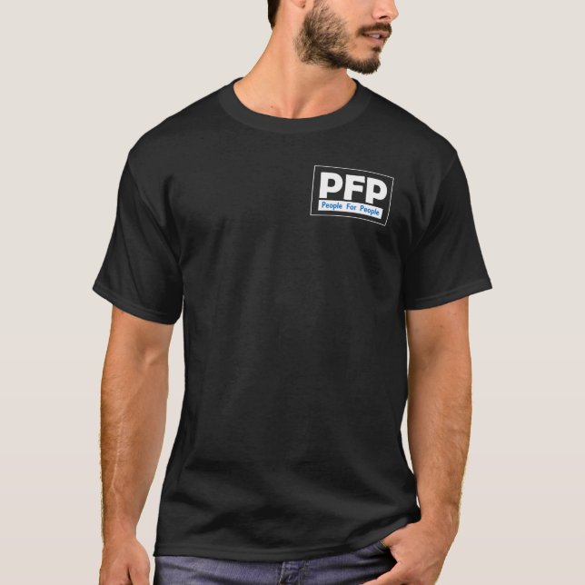 PFP Logo TShirt in many colour options!  (Front)