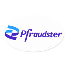 Pfraudster - Pfizer Logo Parody Stickers