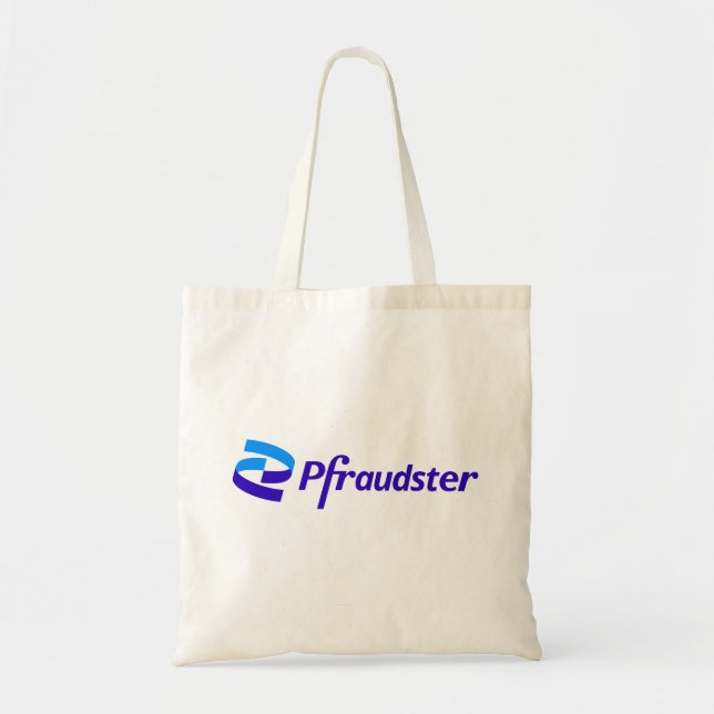 Pfraudster - Pfizer Logo Parody Tote Bag (Front)
