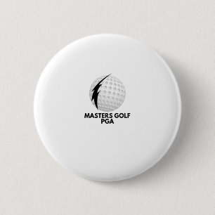 pga, golf 6 cm round badge