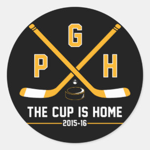 PGH - The Cup is Home Classic Round Sticker