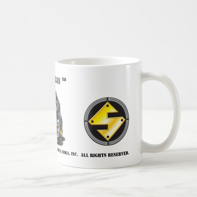 PghSteelMan-600dpi-Ink-1, crop-logo-1, Logo-2-s... Coffee Mug (Right)