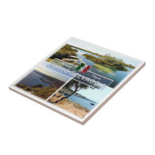 PGL001 PORTO SELVAGGIO, Apulia, Italy Tile