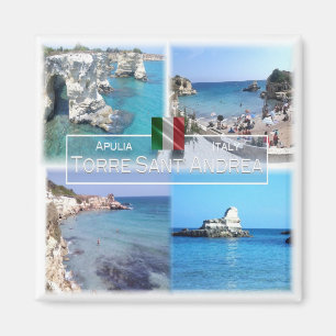 PGL014 TORRE SANT'ANDREA, SALENTO, Apulia, Fridge Magnet