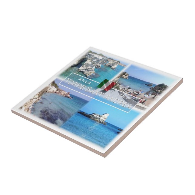 PGL014 TORRE SANT'ANDREA, SALENTO, Apulia, Tile (Side)