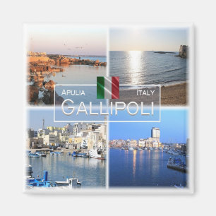 PGL018 GALLIPOLI - SALENTO - Apulia - Fridge Magnet