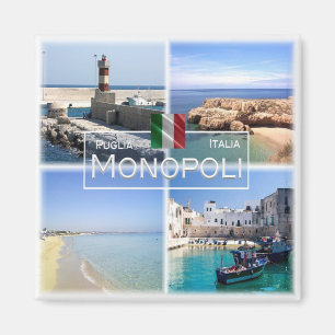 PGL019 MONOPOLI - Apulia - Itay - Fridge Magnet