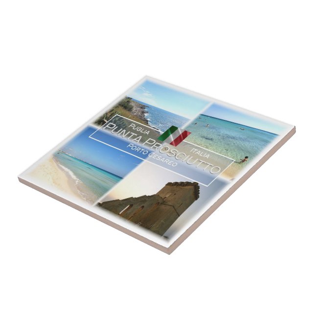 PGL021  PUNTA PROSCIUTTO, Apulia, Tile (Side)