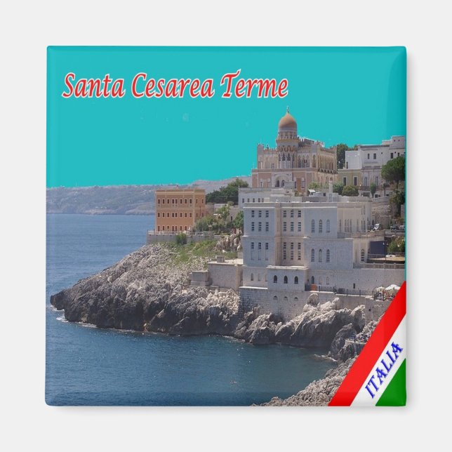 PGL029 SANTA CESAREA, SALENTO, Apulia, Fridge Magnet (Front)