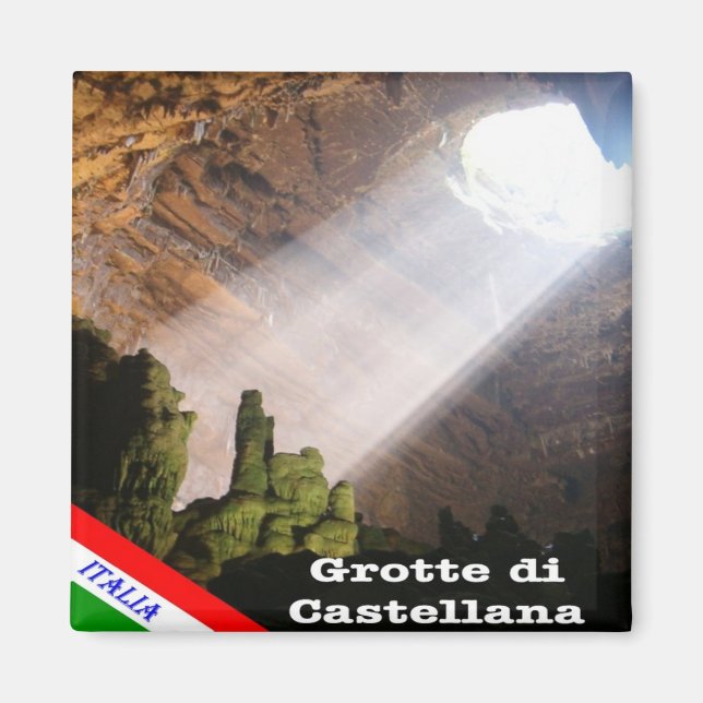 PGL034 GROTTE DI CASTELLANA, Apulia, Fridge Magnet (Front)
