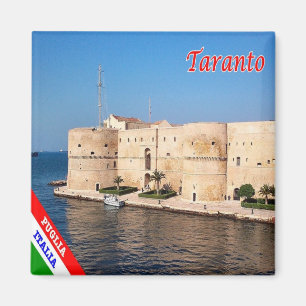 PGL041 TARANTO, Castle Aragonese  Apulia, Fridge Magnet