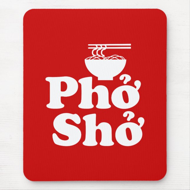 Phở Shở Mouse Mat (Front)