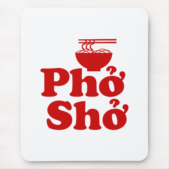 Phở Shở Mouse Mat (Front)