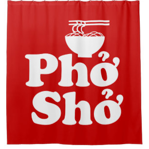 Phở Shở Shower Curtain