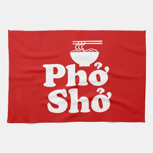 Phở Shở Tea Towel (Horizontal)