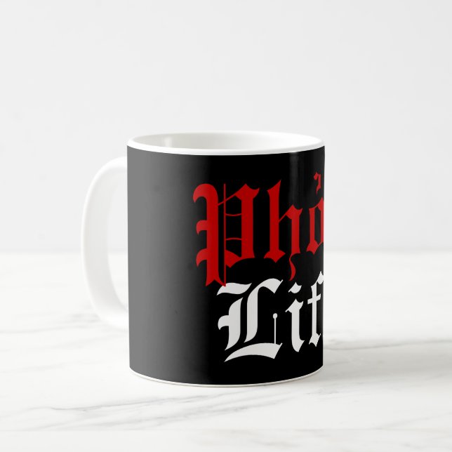Phởg Life Coffee Mug (Front Left)