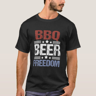 Ph BBQ Beer Freedom Costume America Flag Gift Patr T-Shirt