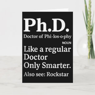 Ph.d. - Doctoral Program Student Tank Top  Card