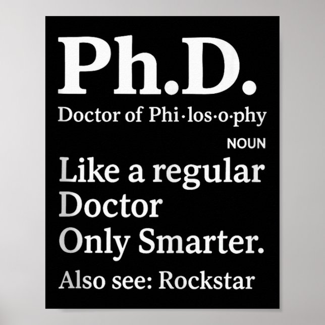 Ph.d. - Doctoral Program Student Tank Top  Poster (Front)