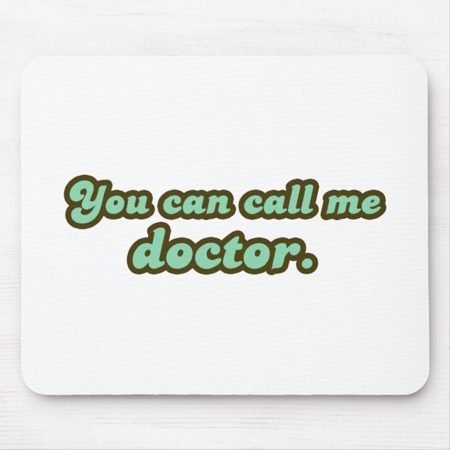 Ph.D. & Med School Graduation Gifts Mouse Mat (Front)