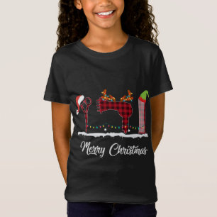 Ph Funny Hair Stylist Merry Christmas Pajama Costu T-Shirt