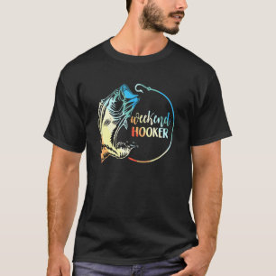 Ph Mens Weekend Hook Retro Bass Fish Fishing Fishe T-Shirt