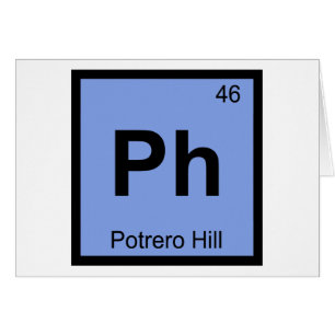 Ph - Potrero Hill San Francisco Chemistry Symbol