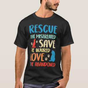 Ph Vintage Animal Rescue Dog Cat Costume Pet Owne T-Shirt
