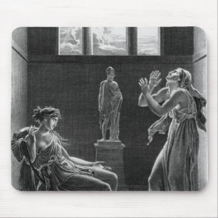 Phaedra and Oenone, illustration from Act I Mouse Mat