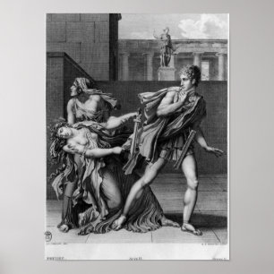 Phaedra, Oenone and Hippolytus Poster