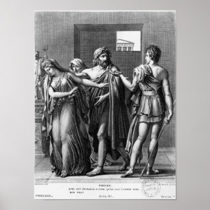 Phaedra, Theseus and Hippolytus Poster