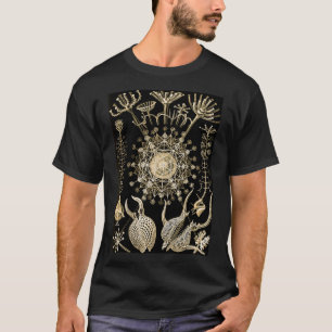 Phaeodaria   61 Gold   Ernst Haeckel   T-Shirt