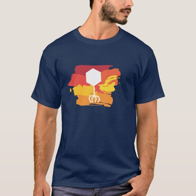 Phage Logo T-Shirt (Multi-Colour; Red/Orange) (Front)