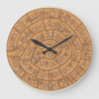 Phaistos disc large clock