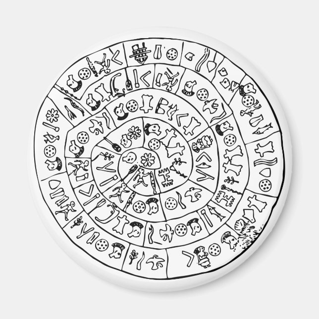 Phaistos disc magnet (Front)