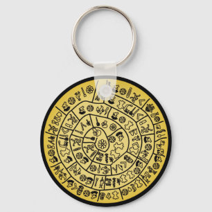 Phaistos Disk from Minoan Crete Key Ring