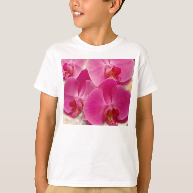 Phalaenopsis orchid - T-shirt - Customised (Front)