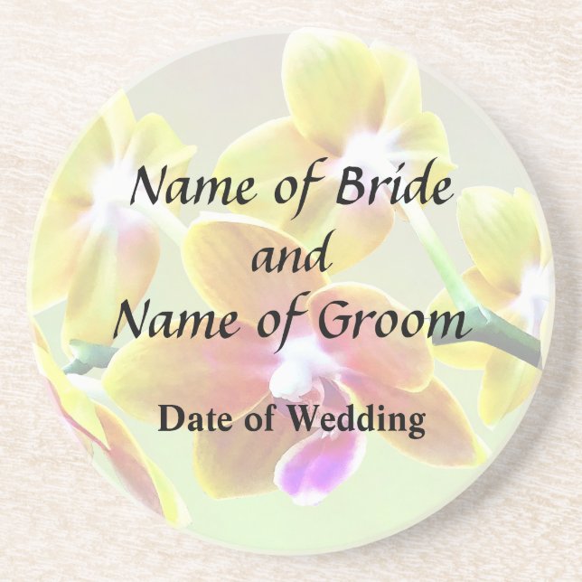 Phalaenopsis Orchid Taida Pride Cupid Coaster (Front)