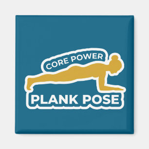 Phalakasana Plank Pose • Core Power Yoga Magnet