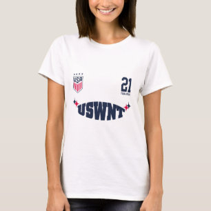 Phallon Tullis-joyce 24 White Uswnt Officially Lic T-Shirt