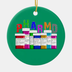 PhamD Prescription Christmas Ornament