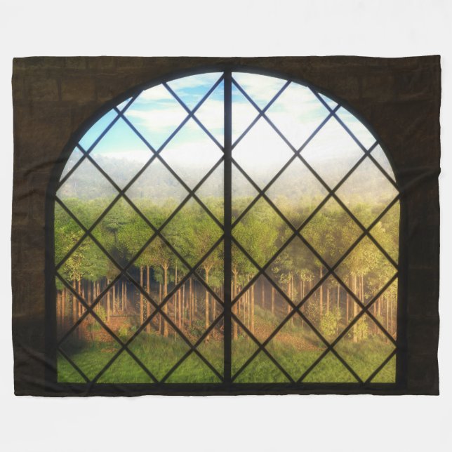 Phantastes: Borders of Fairy Land Fleece Blanket (Front (Horizontal))