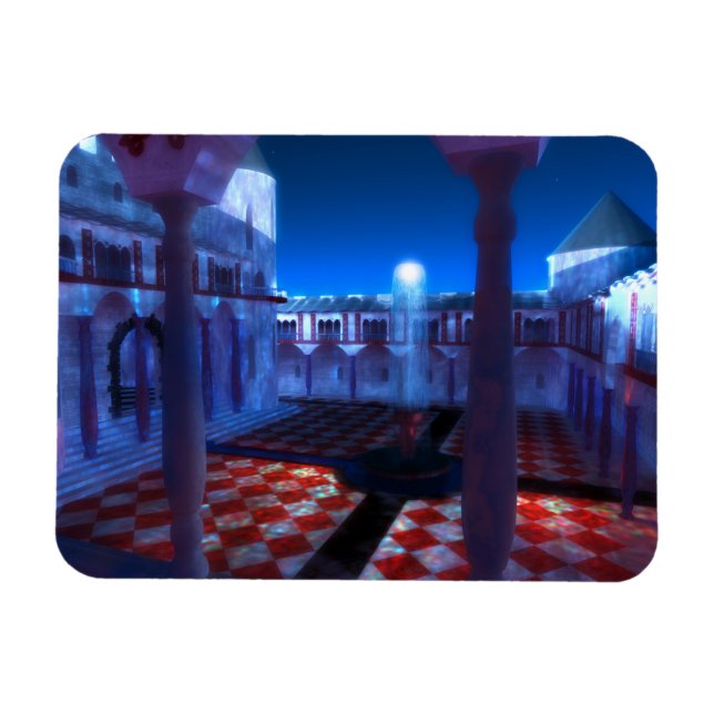 Phantastes: Courtyard of the Palace Magnet (Horizontal)