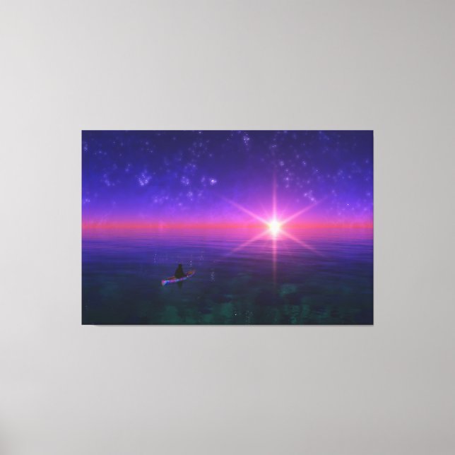 Phantastes: On the Sea Canvas Print (Front)